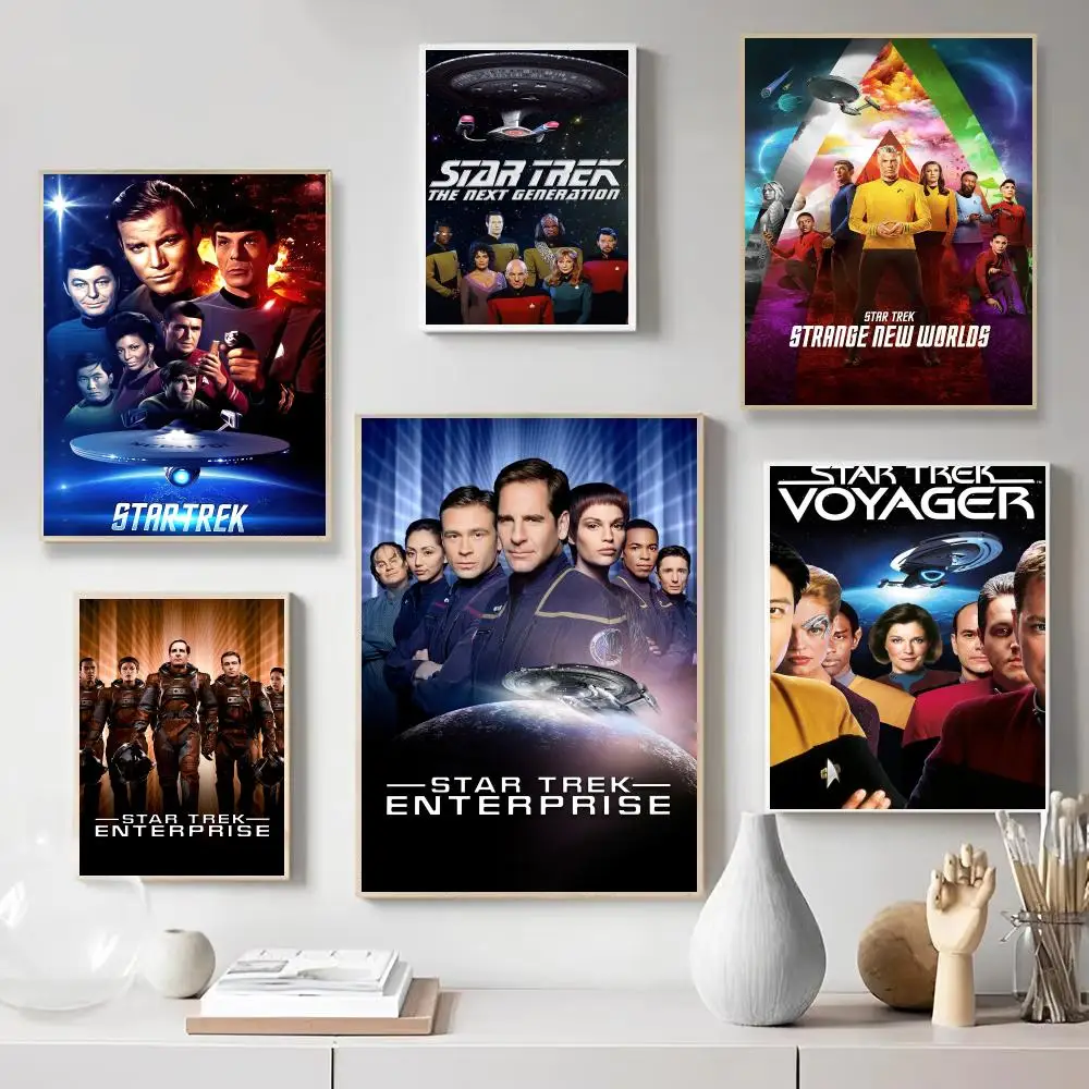 S-Star T-Trek Movie Poster Wall Art Print Poster for Bedroom Living Room Home Decor Gift Artwork