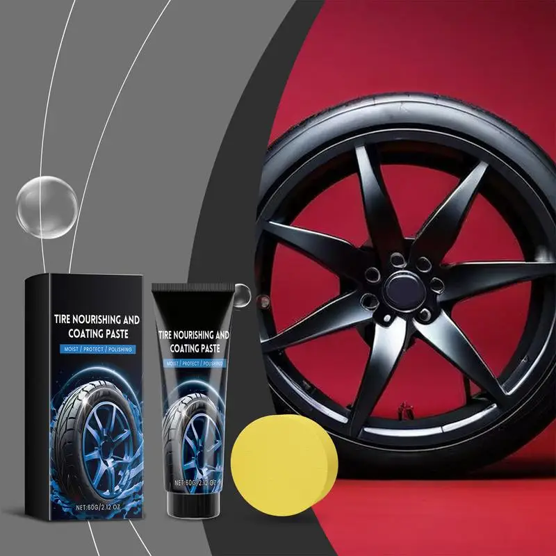 Car Tire Protection Cream Tire Maintenance Paste Household Car Restores Tire Finish Cream For Cleaning Stain Remover