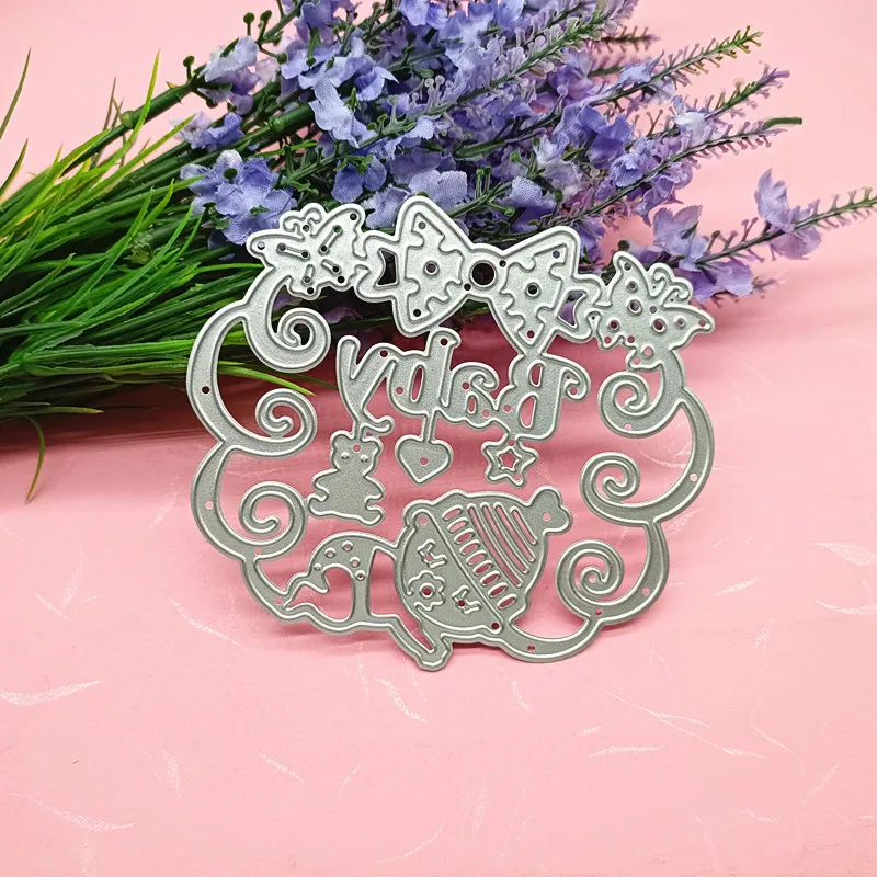 1pc New Bow Decoration DIY Craft Metal Cutting Die Scrapbook Embossed Paper Card Album Craft Template Stencil Dies For DIY