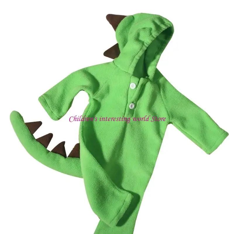 NOUVELLES NOUVELLES CORDURES MANDES LONGES RAMPERS avec conception dinosaures pour Photoshoots 425F