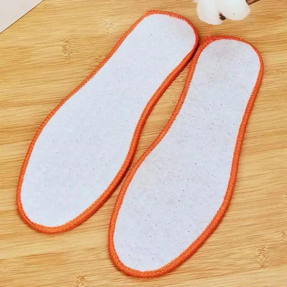 Warm Insoles for Shoes 2 Pairs Winter Insoles Thick Fleece-lined Warm Shoe Pads Sheepskin Insoles 17mm Thick Fluffy for Boots