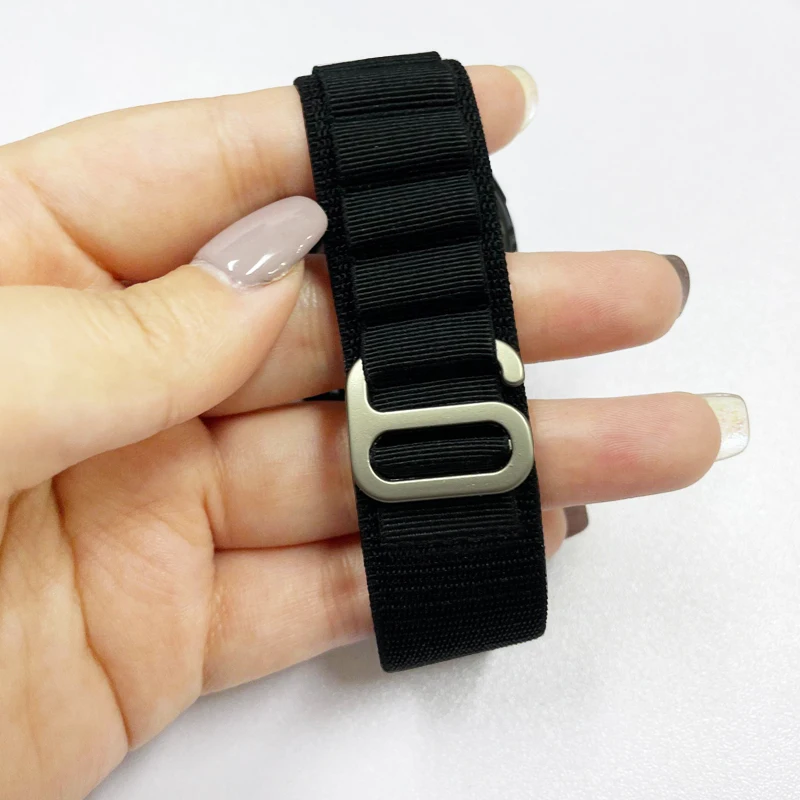 20mm 22mm Watch Band for Amazfit GTS 2/2e/3/4/mini GTR 4/3/3 Pro/2/2e/47mm Stratos 2 3 Nylon bracelet correa Amazfit bip strap