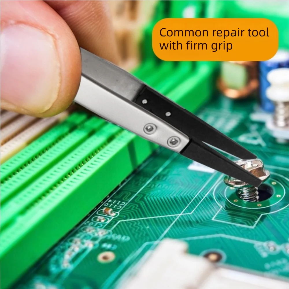 ESD مكافحة ساكنة الملقط استبدال نصائح الدقة الدقة الملقط البلاستيك تلميح العزل الملقط مناسبة للإلكترونيات