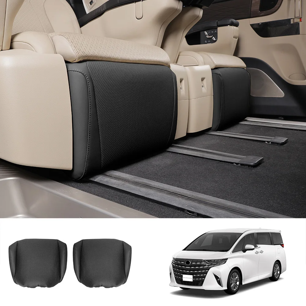 For Toyota Alphard Vellfire 40 Series 2023-2025 Car Interior Seat Footrest Protective Cover Rear Seat Anti-Kick Pad Accessories