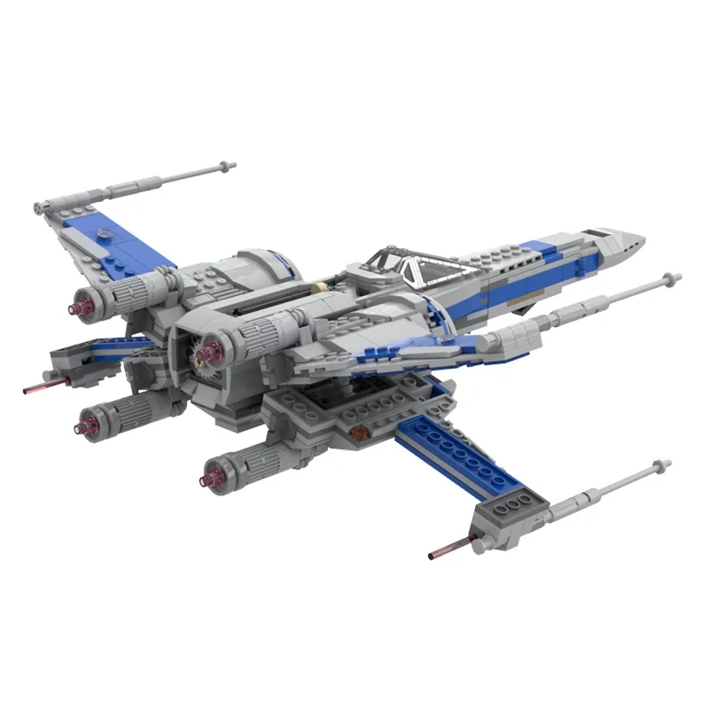 778pcs MOC Resistance T Starfighter Mod Star Battle Model Toy Building Blocks DIY Christmas Gifts Creative Idea Kids Birthday