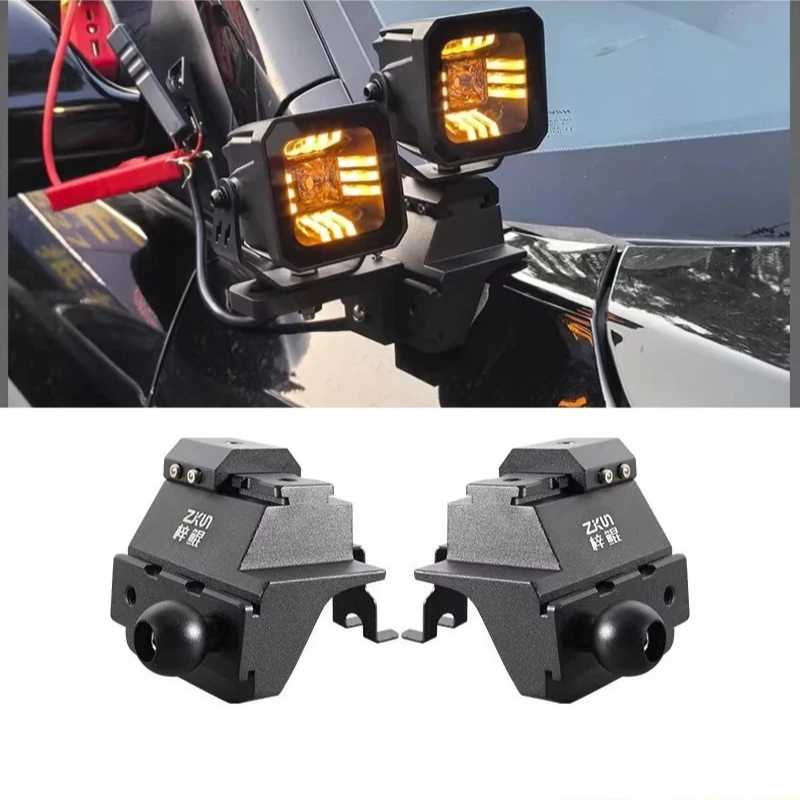 

For Haval M6 Plus Car A-pillar Led Spotlight Expansion Bracket Front Hood Dual Light Quick-Release Lamp Stand Accessories