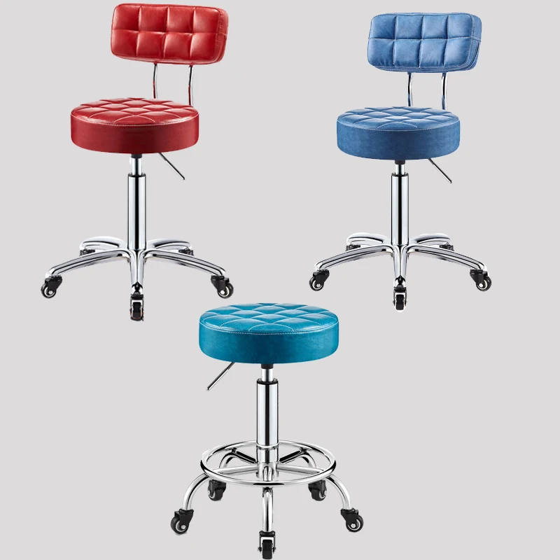 Nordic Hair Beauty Salon Styling Chair Barbershop Barber Office Stools  Hairdressing Chairs Esthetician Stool Furniture