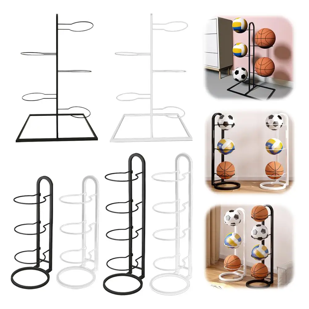 

School/Kindergarten Indoor/outdoor Children's Basketball Volleyball Storage Racks Metal Multi-layer Storage Racks For Famil O9P9