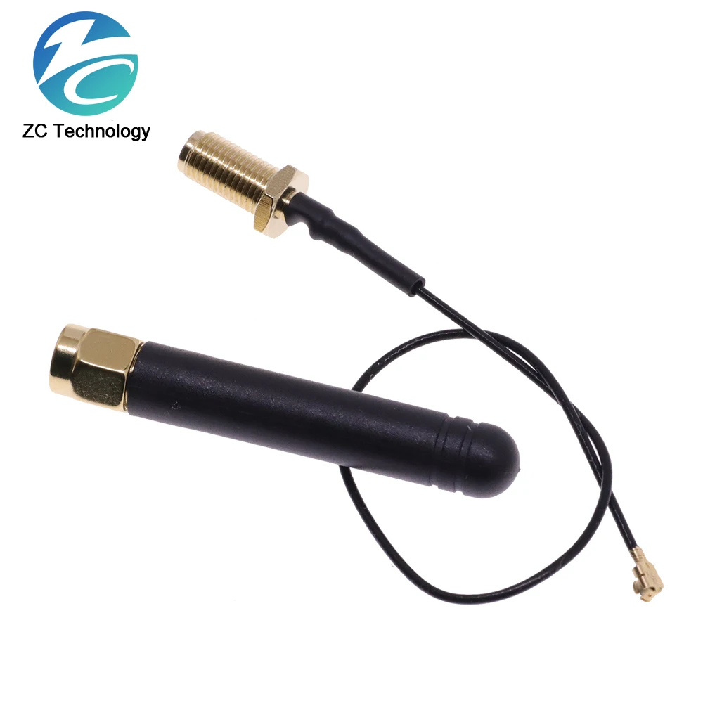 868MHz Antenna Lora Lorawan pbx 5dbi SMA Male Connector GSM 868 IOT antena antenne waterproof RP-SMA/u.FL Pigtail Cable