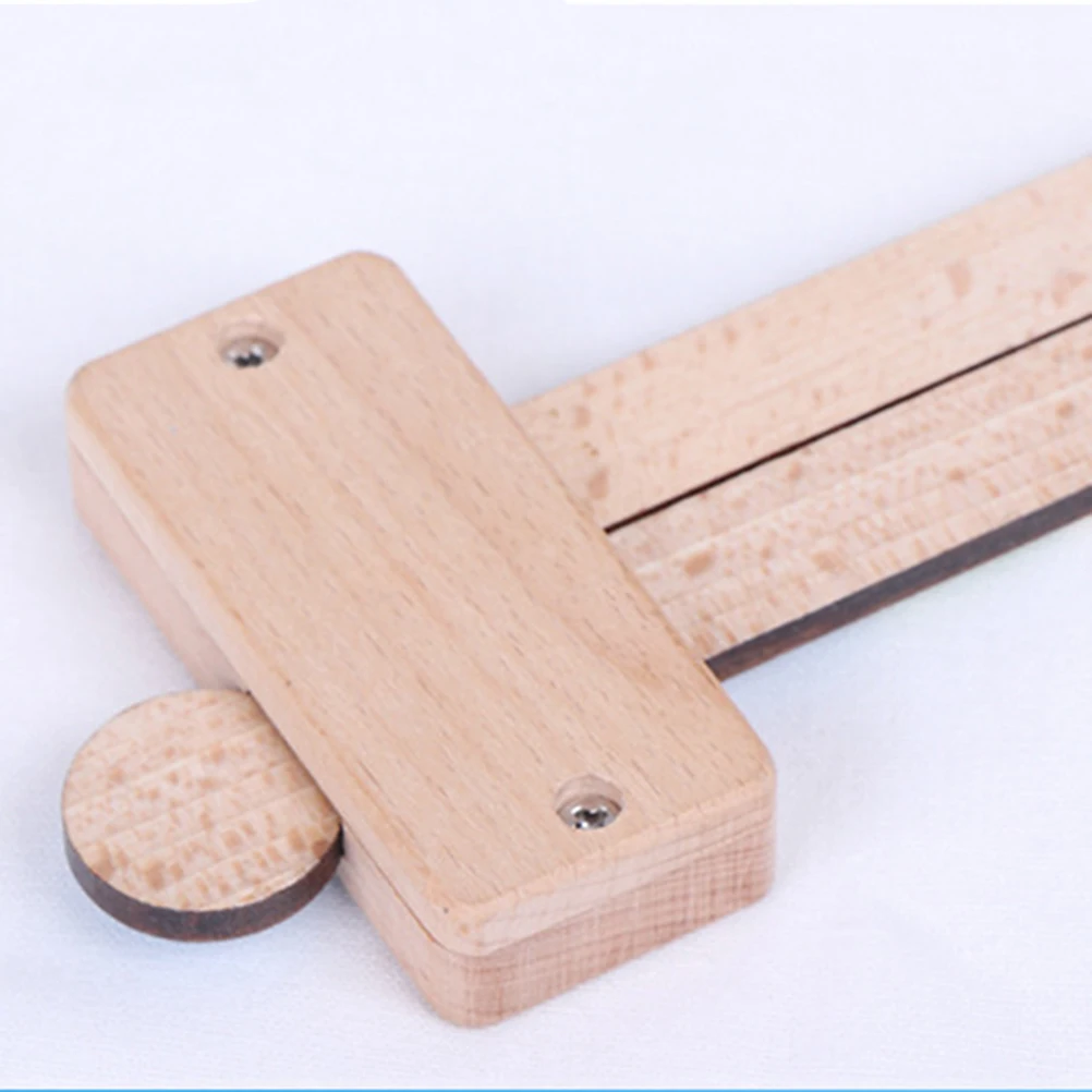 Toy Numbers Matching Ruler Math Toys Wooden Pulling Bamboo Early Education Pupils