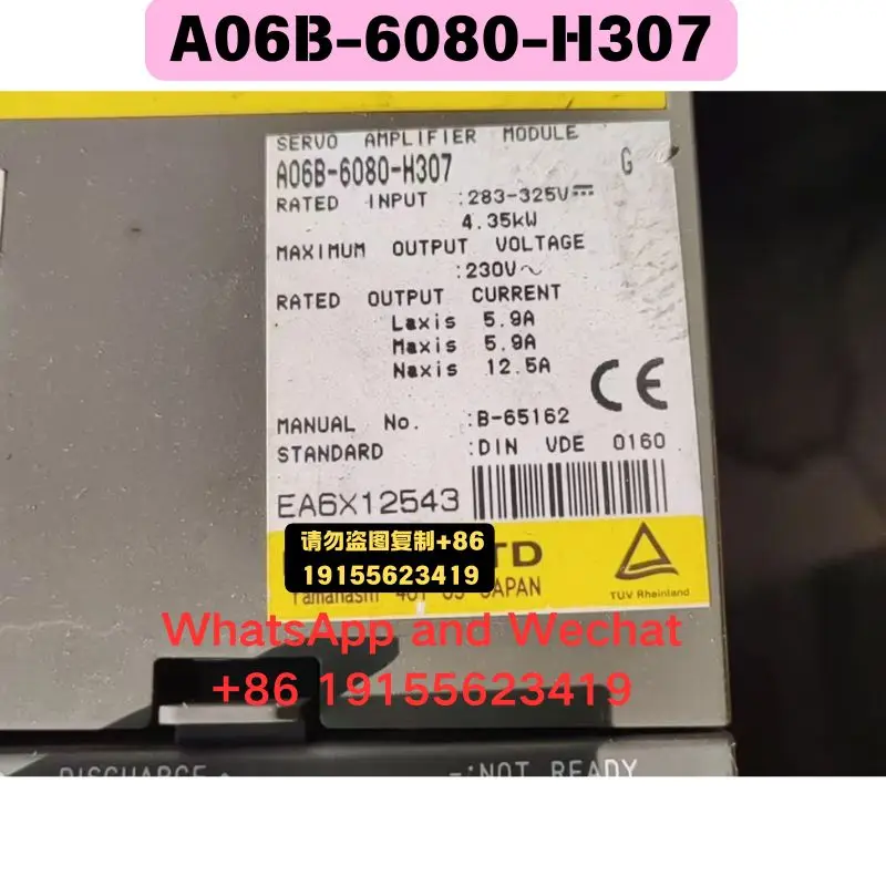 

Б/у оригинальные разобранные запчасти A06B-6080-H307. Драйвер протестирован, исправен. Быстрая доставка.