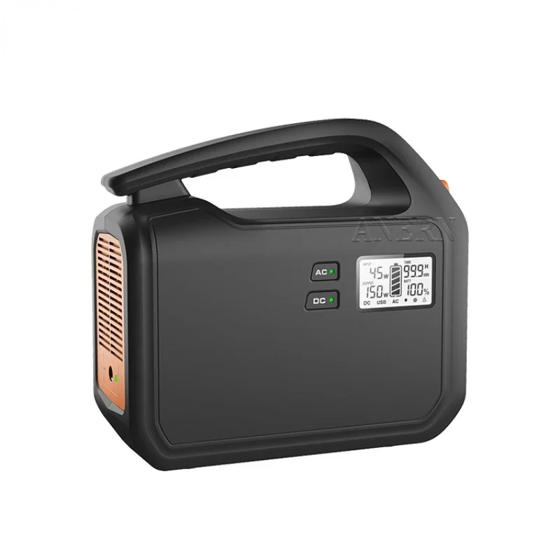 Portable energy storage power supply 150W outdoor lithium battery solar generator set