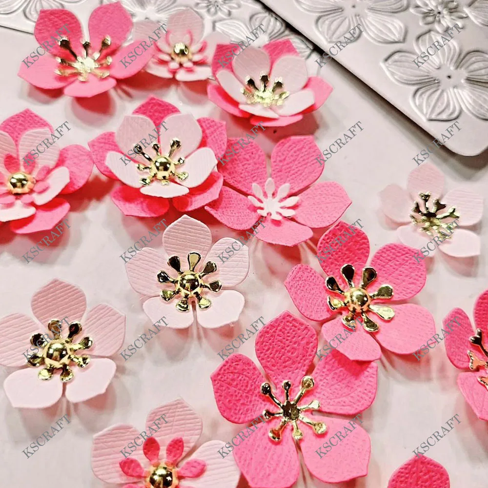 KSCRAFT Poppy Flowers Metal Cutting Dies Stencils for DIY Scrapbooking Decorative Embossing DIY Paper Cards