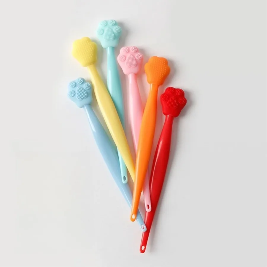 5 stücke Katze Klaue doppelseitige Silikon Reinigung Pinsel Manuelle Mitesser Entfernung Peeling Make-Up Entfernung Schönheit Körperpflege