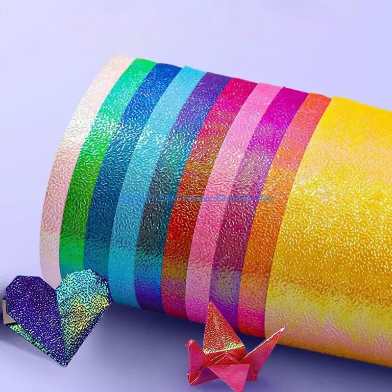 50/100Pcs Metallic Craft Paper for Handmade Craft Gift Wrapping and Decoration