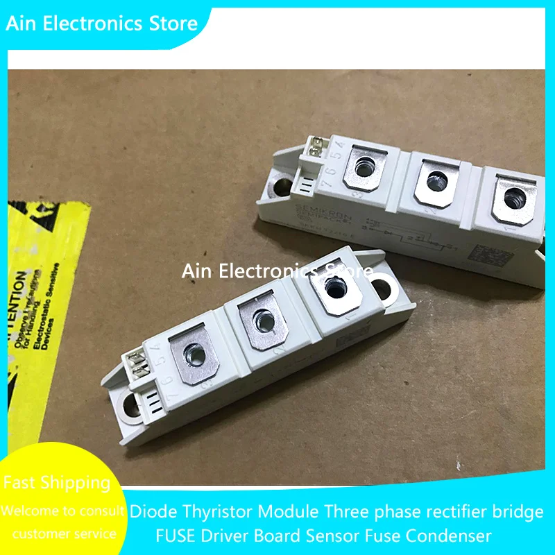 SKKH106/16E SKKH92/14E SKKH72/16E SKKH57/18E SKKH42/18E SKKH132/16E/12E/14E/18E NEW AND ORIGINAL THYRISTOR MODULE IN STOCK