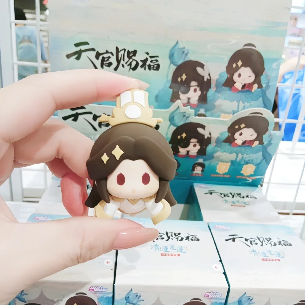 

Официальные небеса, благословение, слепая коробка, прозрачный лотос, наклейка на холодильник, загадочная коробка, модель, коллекция кукол, аниме, игрушки, подарки