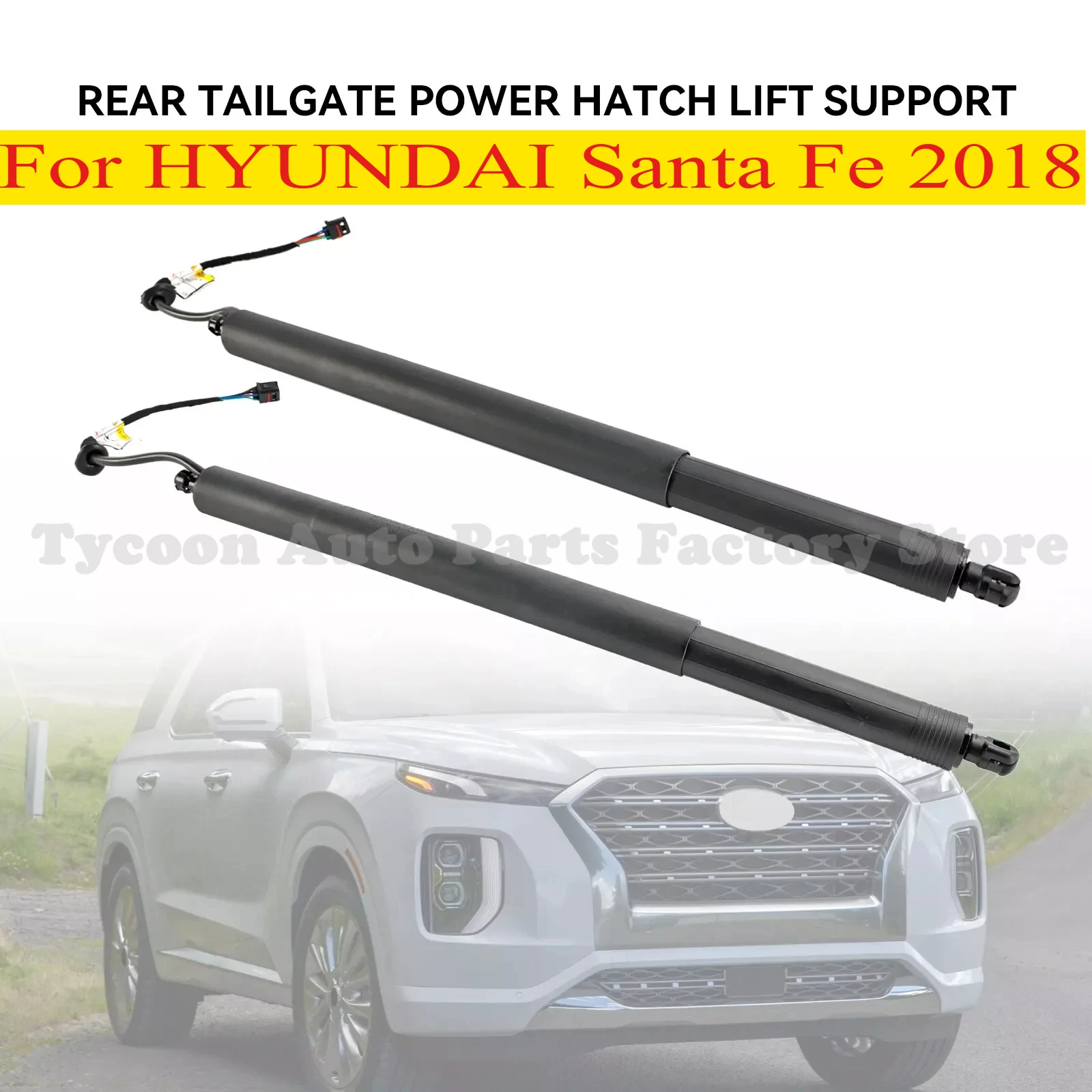 

81840S3100 81830S3100 Rear Trunk Liftgate Power Hatch Lift Support Opener Electric Tailgate Struts For HYUNDAI Santa Fe 2018