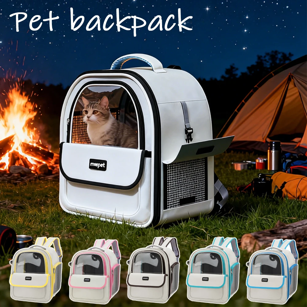 

Рюкзак-переноска для животных большой вместимости, портативная сумка для кошек и собак, дорожная сумка для переноски на плечо