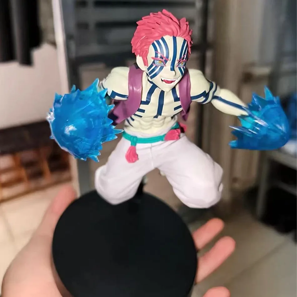 Bandai Anime Demon Slayer Figur Modell Juuni Kitsuki Akaza Kampffigur Kimetsu No Yaiba Desktop-Dekoration Sammlerstück Geschenk