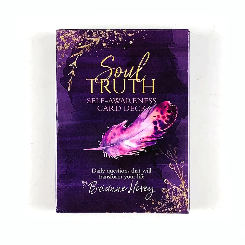 Board Game Quiz - Soul Truth Selbstbewusstseins-Orakelkarten Tägliche Fragekarten für