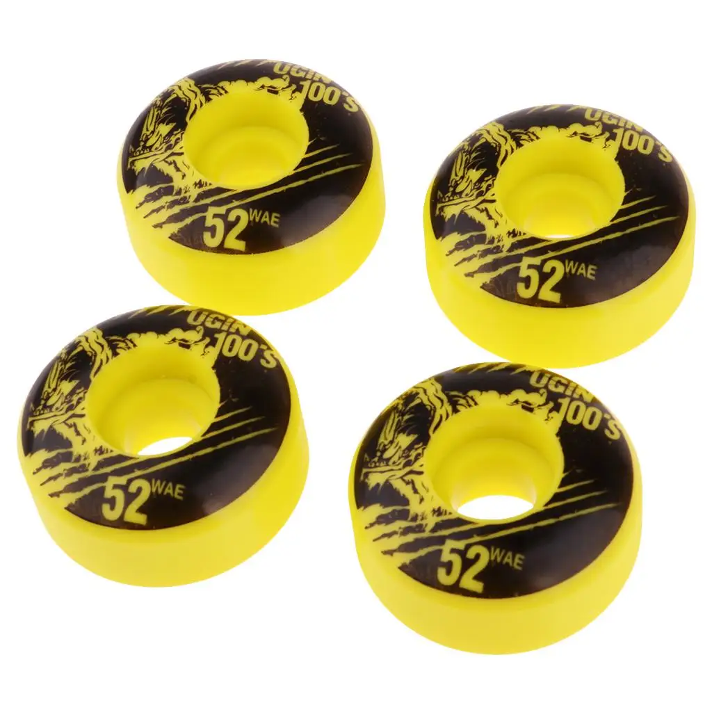 4 Pieces / Set Skateboard Wheels Robust PU Skate Wheels 100A