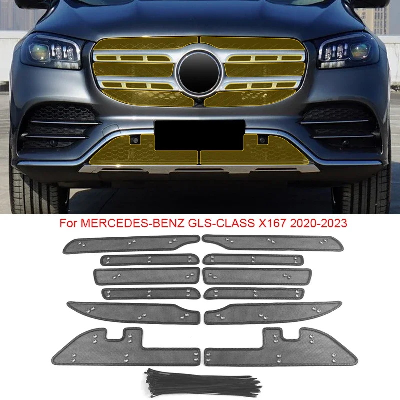 Car Insect-proof For Mercedes-Benz GLA-Class H247 GLC-Class X253 GLE-Class GLS-Class Air Inlet Protect Cover Airin Insert Net