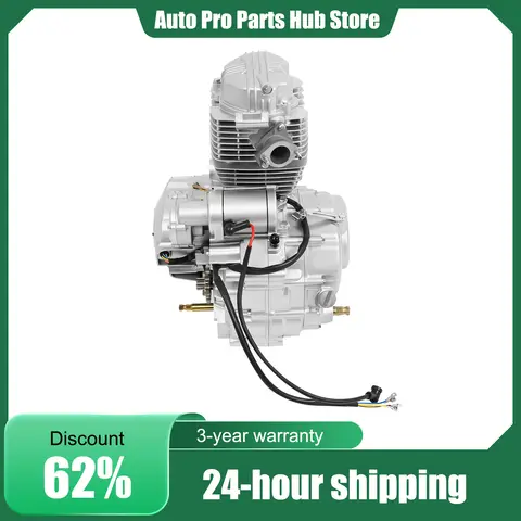 4-Takt 250cc DIRT BIKE ATV-Motormotor, mit 5-Gang-Getriebe-Elektrostarter, Einzylinder für 200cc 250cc ATV-Modelle