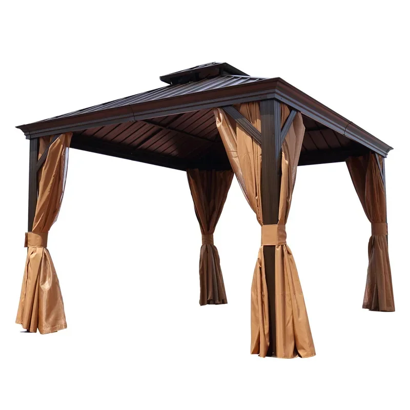Roman tent courtyard garden, mobile leisure four-corner pavilion, gazebo