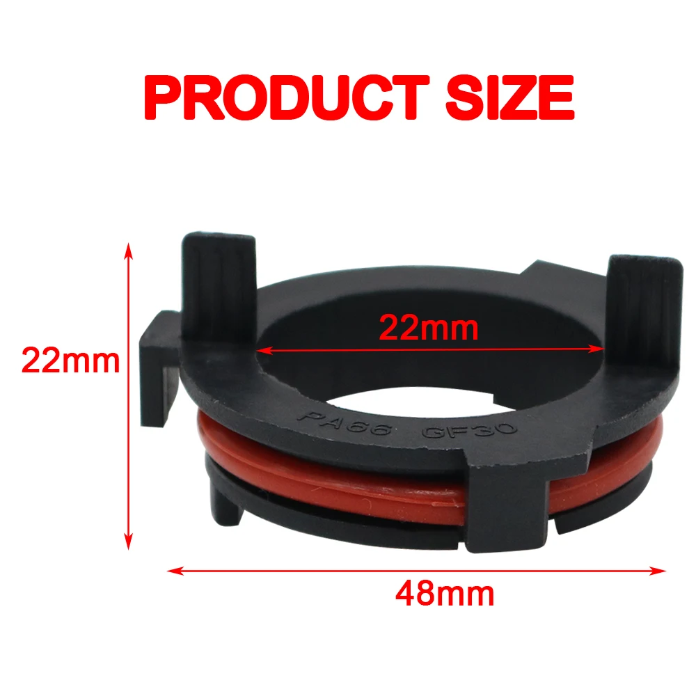 NSXINQI 2pcs H7 LED Car Headlight Bulb Base Holder Adapter Socket TK-118 For New Opel Honda CRV Mazda