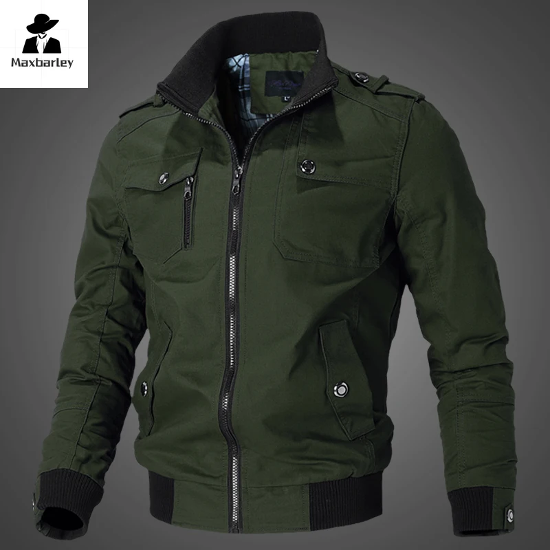 Mode Cargo Jacke Herren Feld Jagd Baumwolle wind dichte Arbeits jacke natürliche Wandern Retro Soft shell Herbst Mantel Kleidung Männer