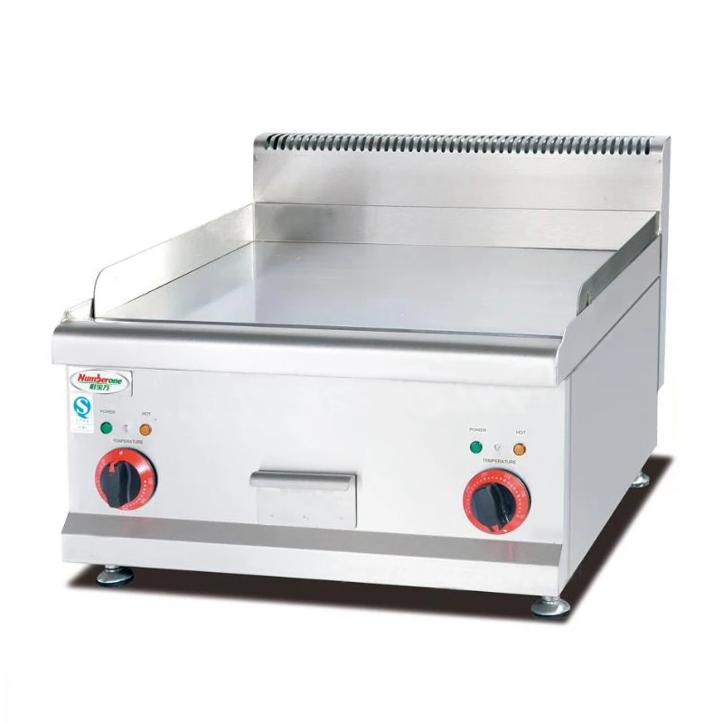 

2025 New Electric Griddle Commercial Electric Frying Equipment Table Type Electric Flat Grilling Furnace for Steak