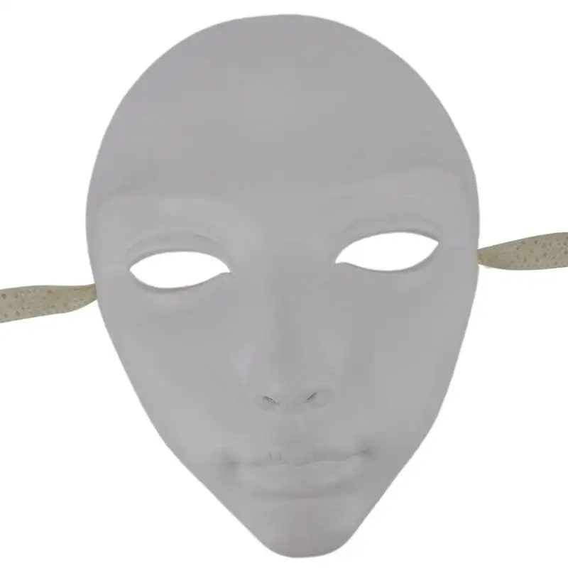 39BB Stijlvol feestaccessoire Lichtgewicht plastic gezichtsmasker voor Halloween Cosplay-evenement Comfortabel ademend ontwerp