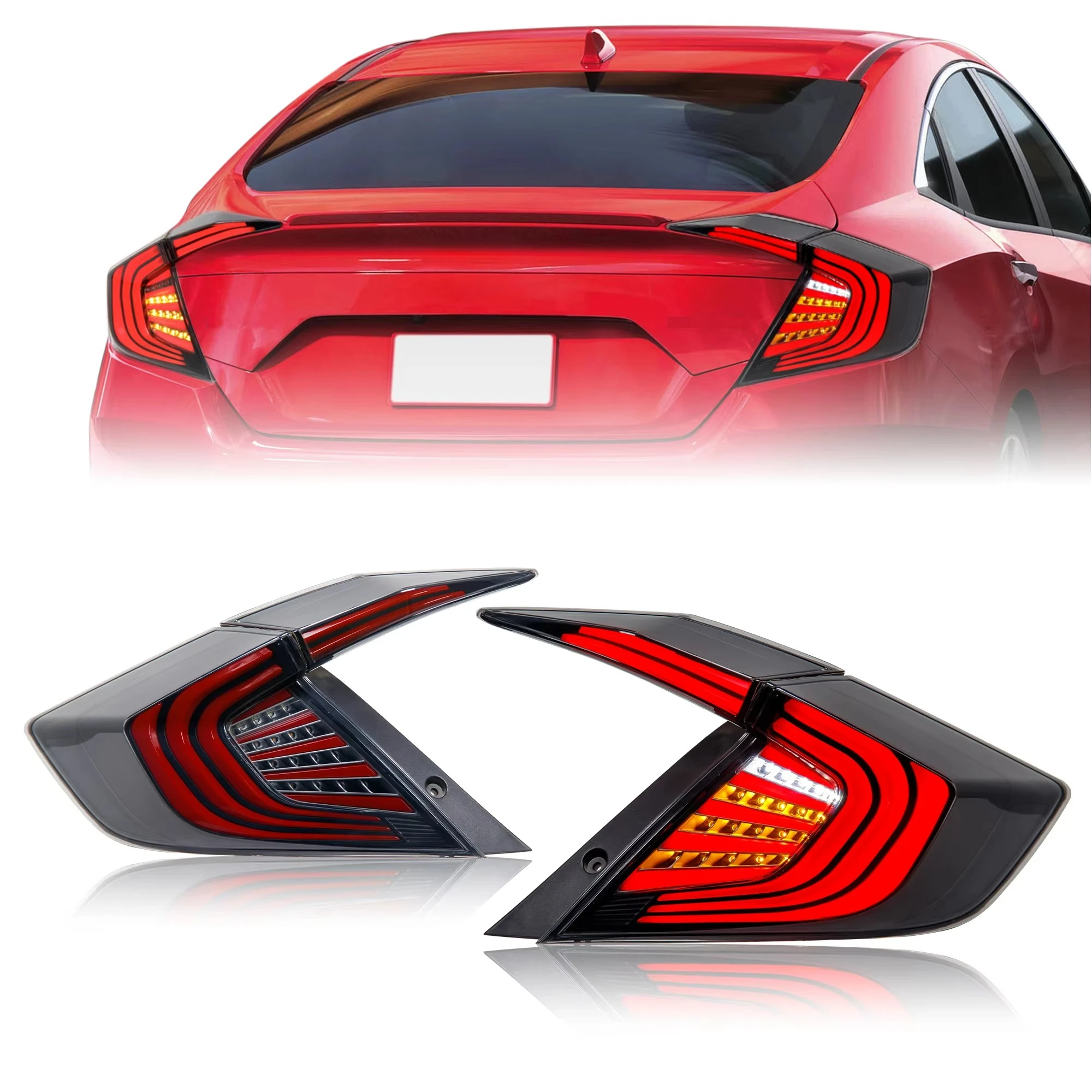 

Led Tail Lamp Taillights for civic Rear Stop Lamp civic Led Back Light with High Quality