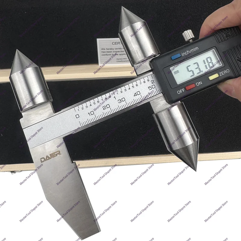 Digital Calipers for Edge-to-center Distance, Center Distance, Taper Probe, Hole Distance, Centerline Measurements