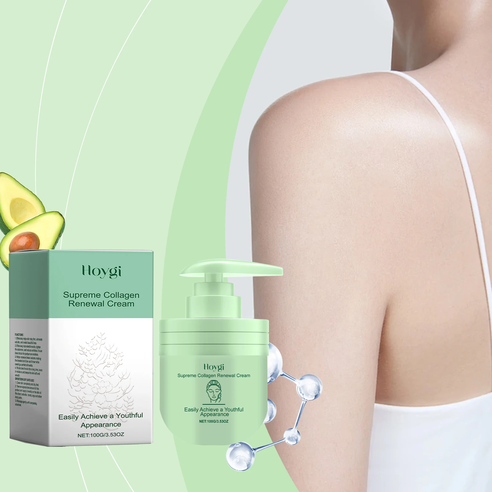 Collagen Body Moisturizing Cream Moisturizing and Nourishing Skin Smooth and Delicate Body Skin Care Cream