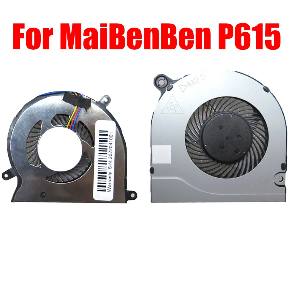 

Replacement Laptop CPU GPU Fan For MaiBenBen P615 DC5V New