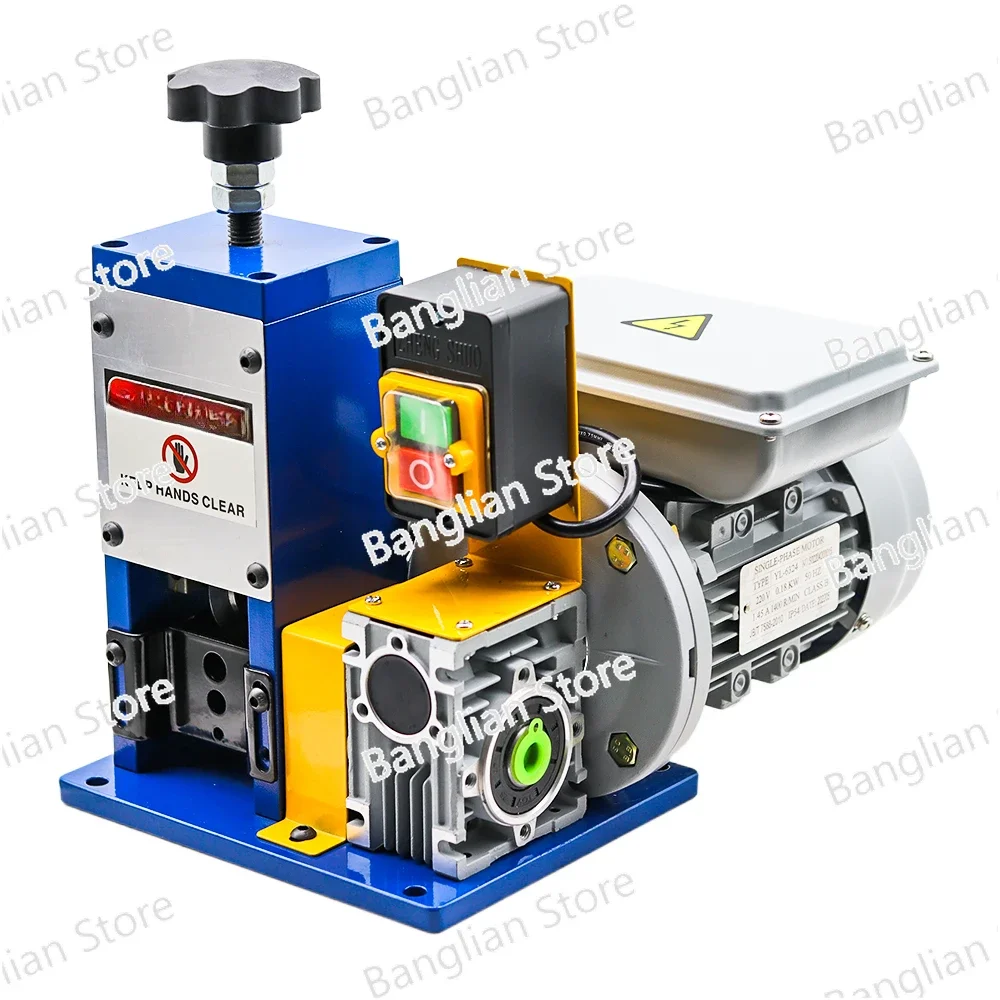 Electric Powered Wire Stripping Machine Automatic Cable Stripper Metal Recycle 1.5-25mm