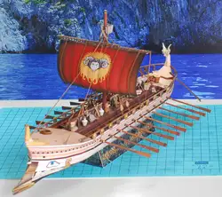 Jason and the Argonauts Argo Ship Greek Legend Jason's Discovery Handcraft Paper Model Kit Handmade Toy