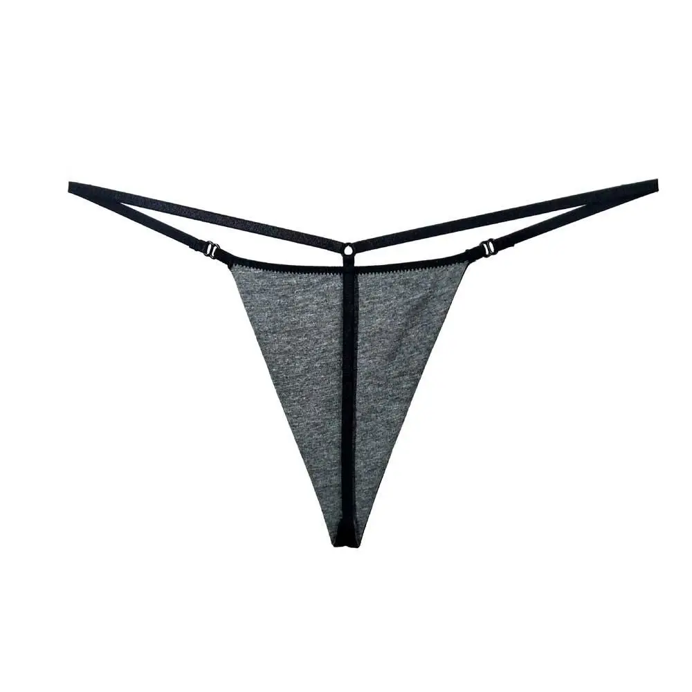 Women Fashion Cotton Pure Color G-string Panties Briefs Thong