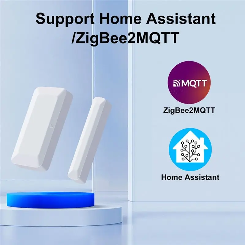 ABLQ Tuya Zigbee Door Sensor Window Sensor Wireless Smart Door Sensor Alarm Support Home Security&Automation