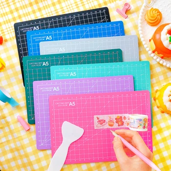 A5 Multifunctionele Snijmat Diy Handwerk Kunst Graveren Bord Papier Carving Pad Hoge Elasticiteit Taaiheid kunstbenodigdheden 123