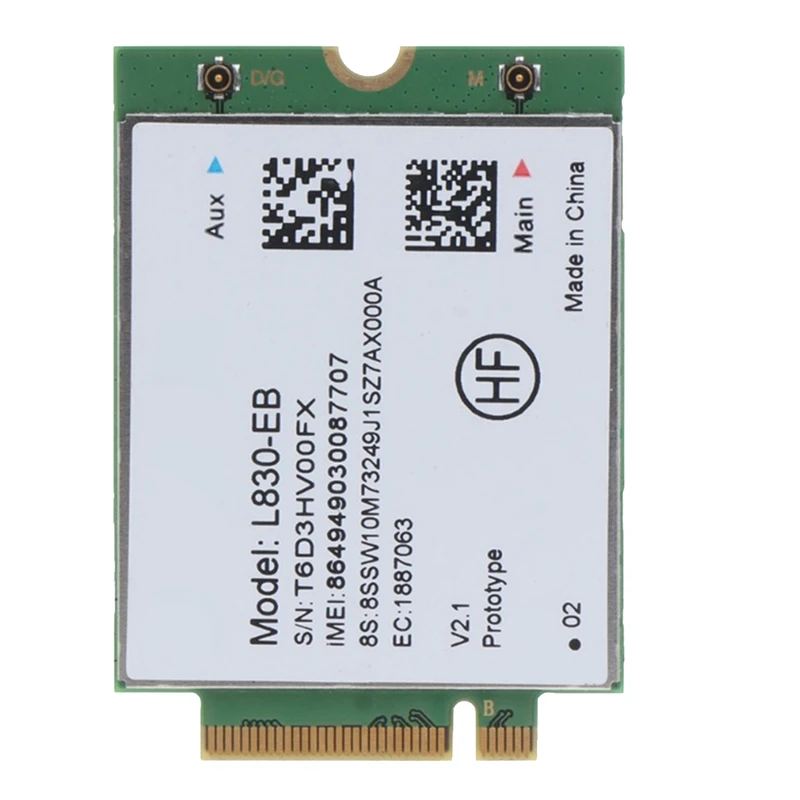 L830-EB 4G Module For Lenovo X280 X380 S1 P52s T580 T480 L580 Multifunction Built-In 4G Single Module