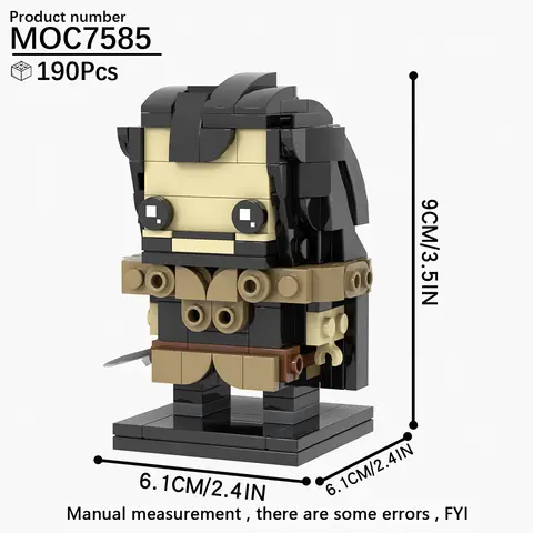 MOOXI Adventure TV Ironeds Thrones Game Middle Figure Brickheadzed MOC Tegelmodell Barnleksaker Byggstenar Set Vuxna Gåvor 8 best sales Legofigurer från Game of Thrones - №8