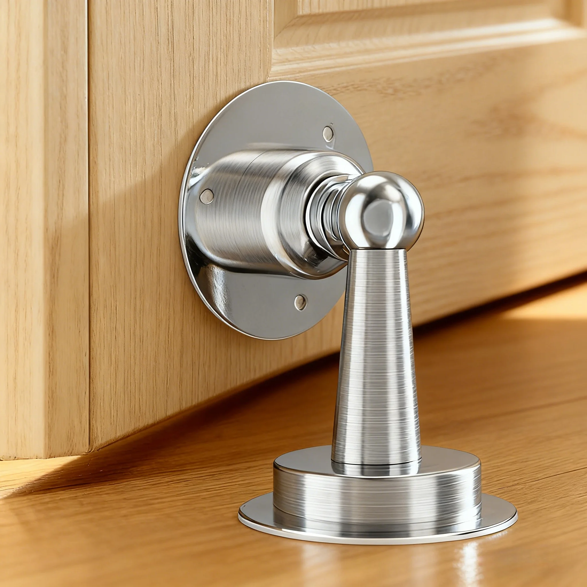 Stainless Steel Doorstop Door Stoppers New Heavy Duty Stainless Steel Strong Magnetic Door Stopper Powerful Bedroom Doorstop