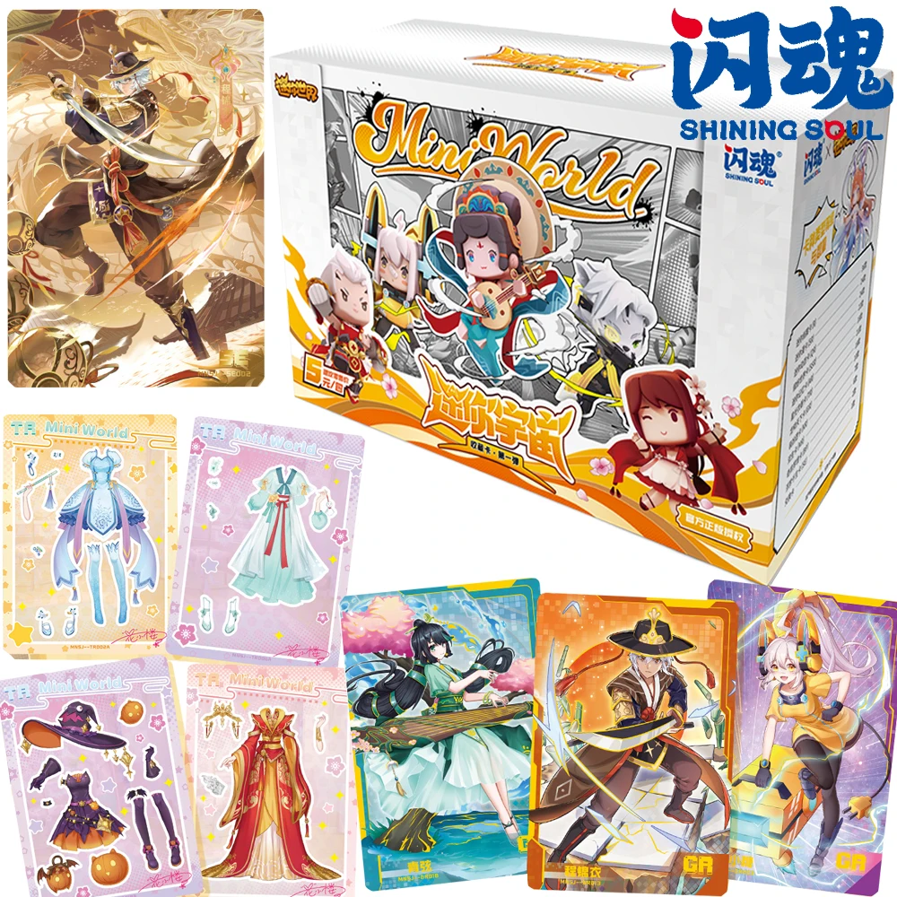 

Original Shining Soul Mini World Collection Cards Custom Design Lovely Game Roles Adventure Creative MR Cards Boys Girls Gifts