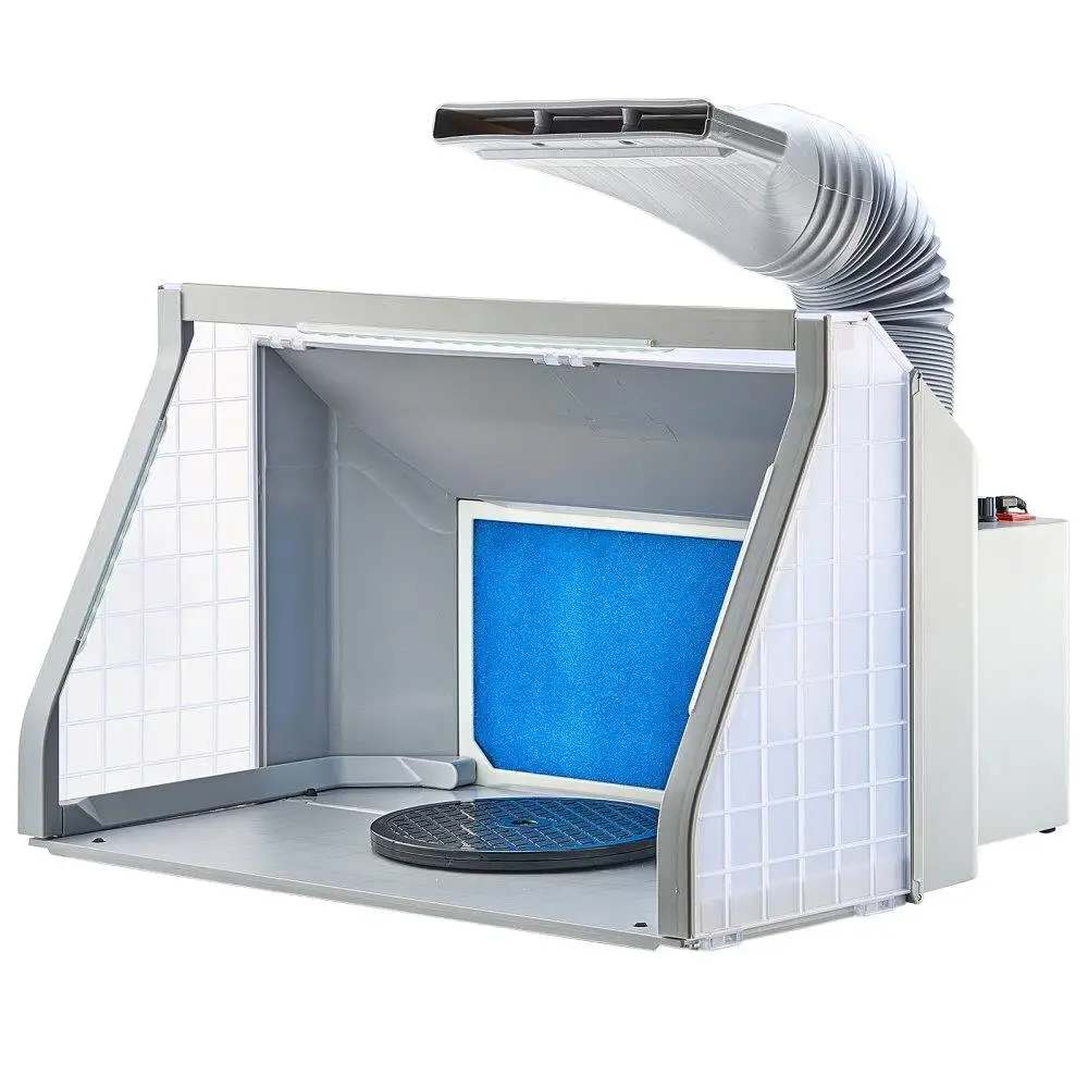 

Portable Dual Fan Airbrush Spray Booth for Hobby Painting Easy to Use Efficient Ventilation Quiet Operation Compact Design
