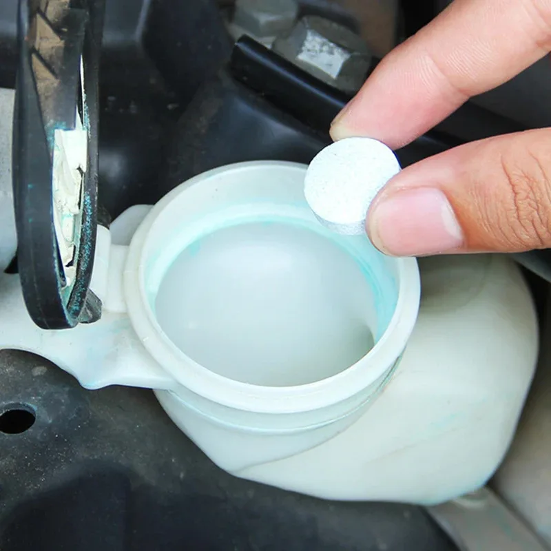 10/100Pcs Car Windshield Cleaner Car Effervescent Tablet Glass Water Solid Cleaner Windshield Spray Cleaner Car Wash Accessories image 3