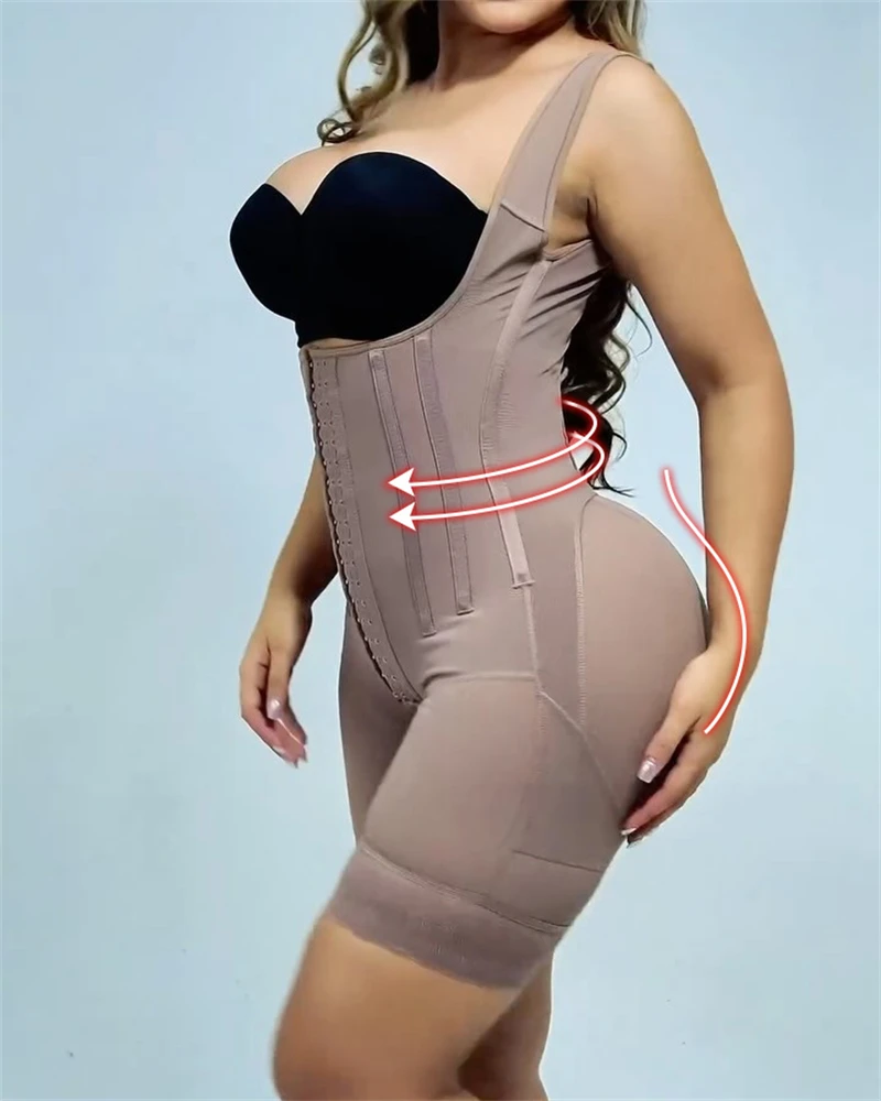 Fajas Colombianas Girdle Post Surgery Shapers Binders Butt Lifter Shapewear for Women Bbl Compression Waist Trainer with Bone