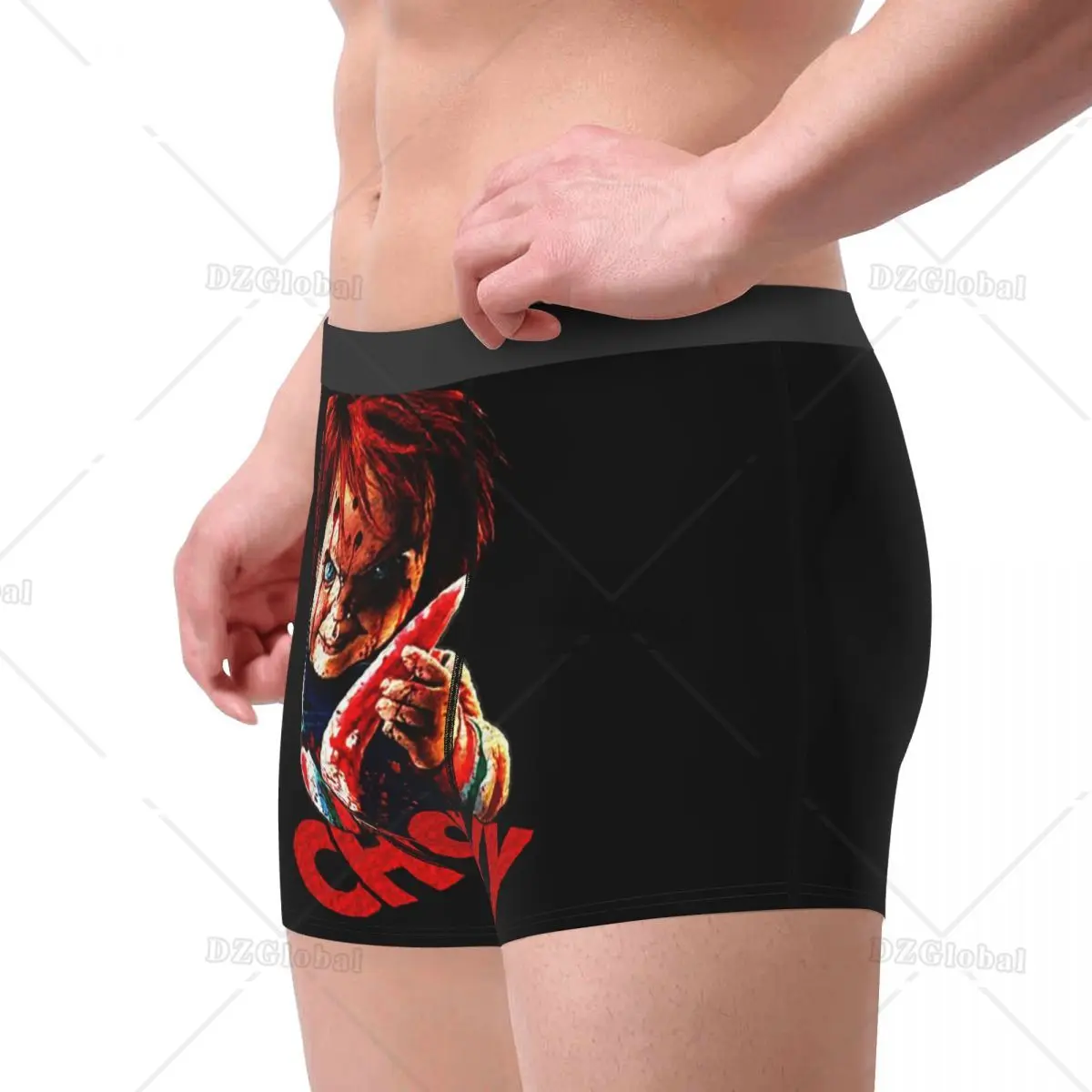 Men Boxer Shorts Panties Chucky Killer Halloween Breathable Underwear Horror Doll Homme Humor S-XXL Underpants